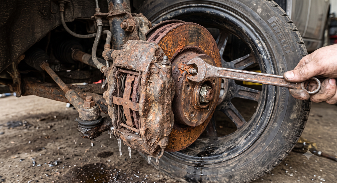 How to Remove a Frozen Brake Caliper Bleeder Screw Without Snapping It