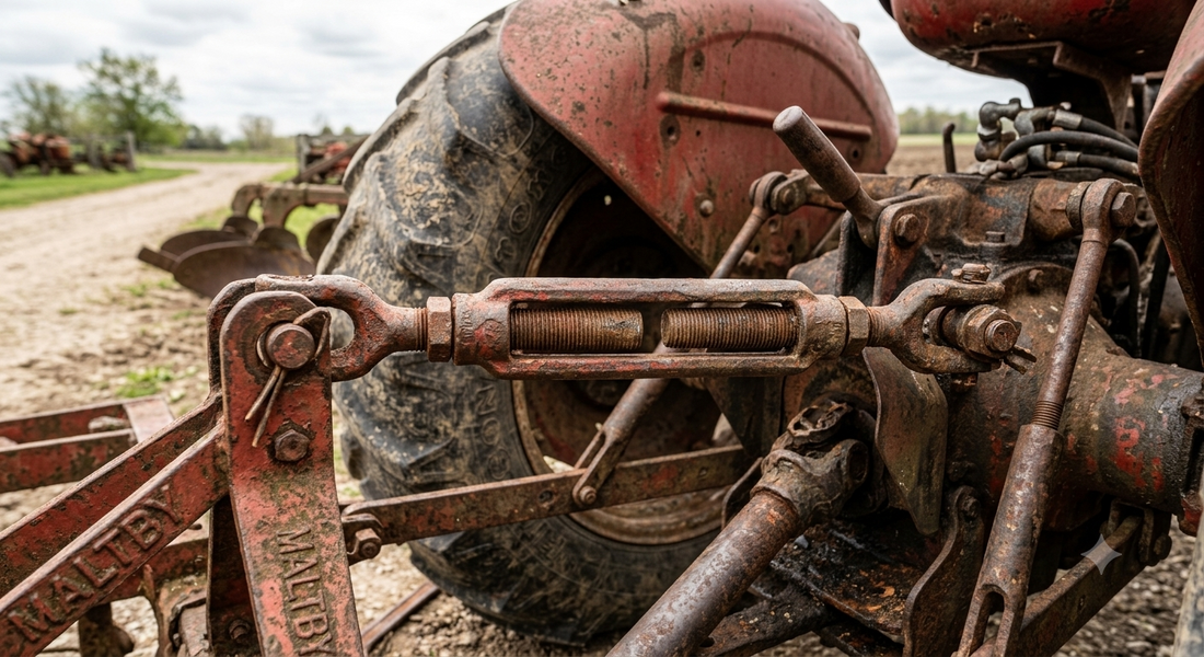 How to Loosen Seized Tractor PTO Shafts & 3-Point Hitch Turnbuckles